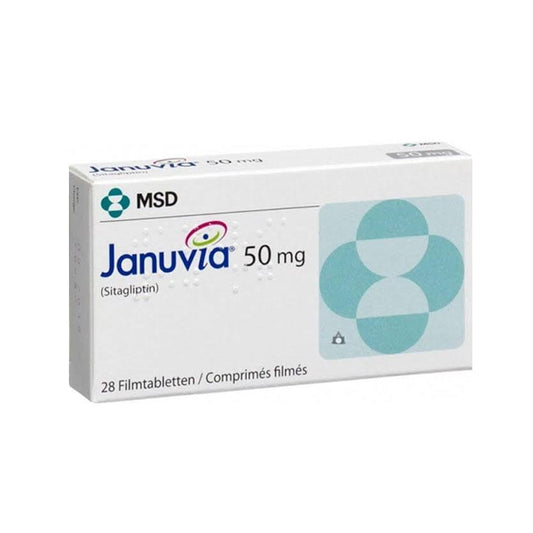 MSD Diabetes Medications Januvia 50mg Tablet - Sitagliptin for Type 2 Diabetes