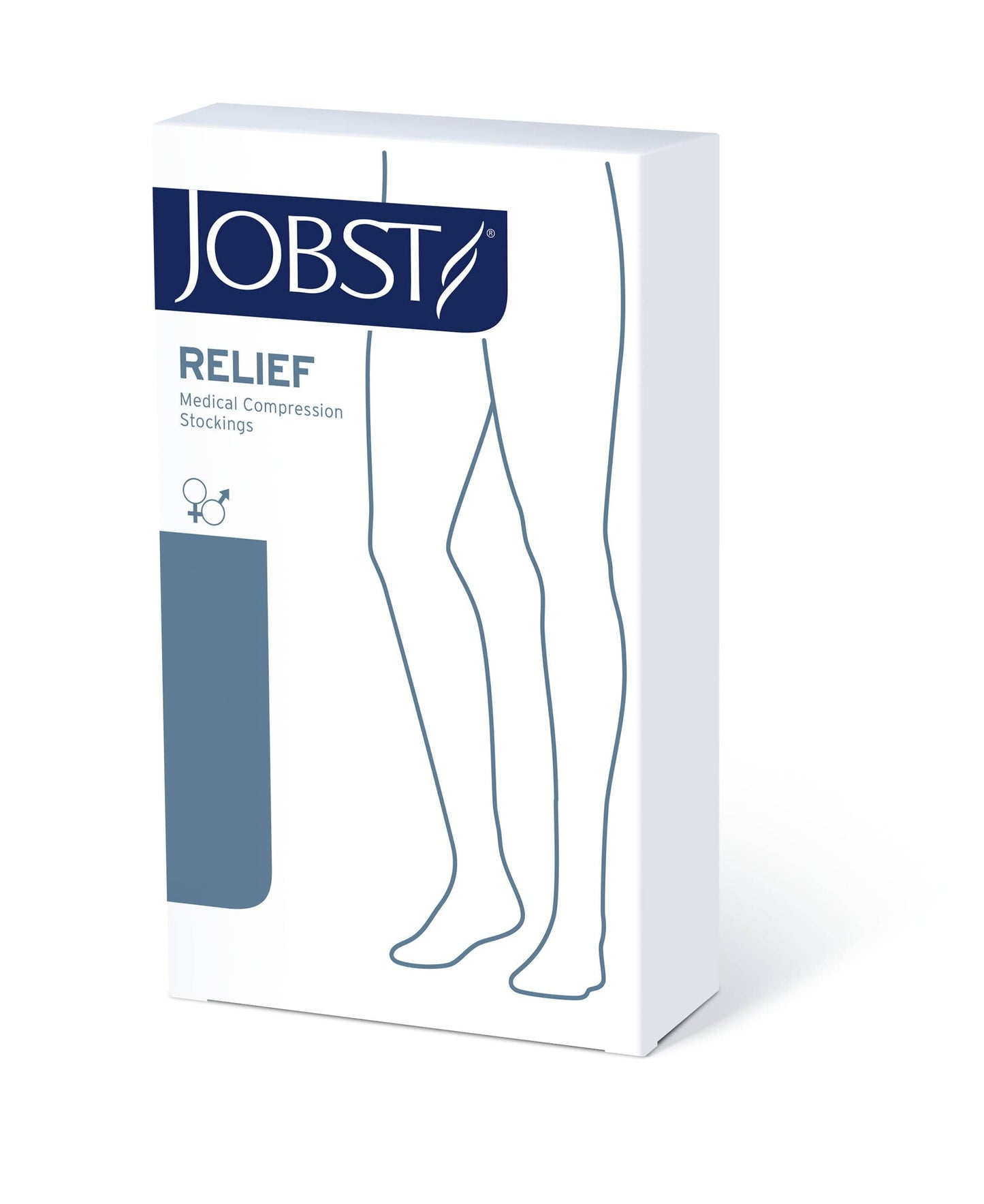 JOBST Relief Thigh High Open Toe Silicone Band