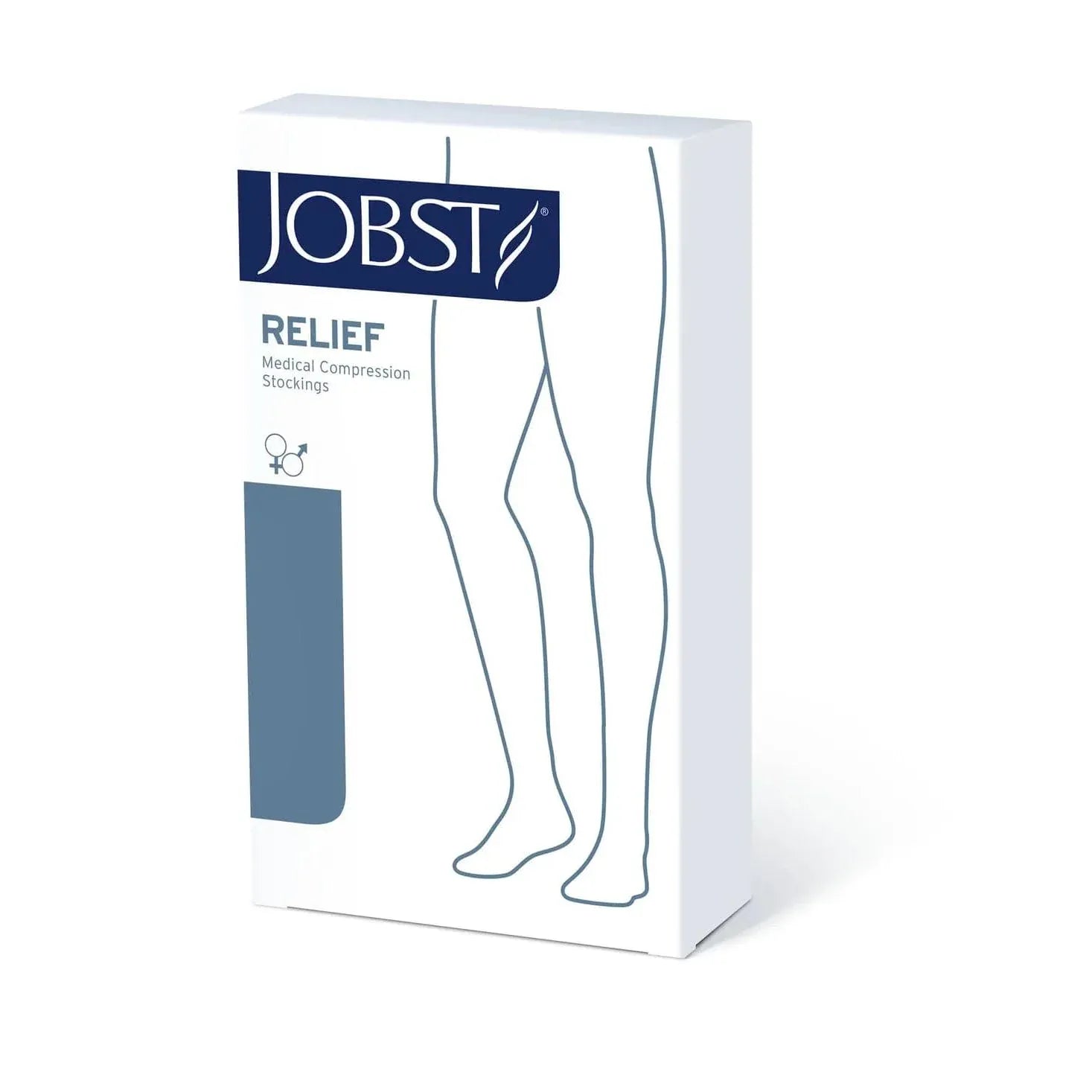 JOBST Small / Black / 20-30mmHg Jobst Relief Thigh High Open Toe Silicone Band