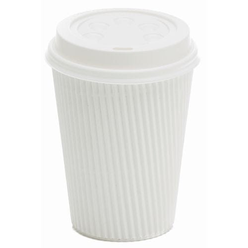 Katermaster Bags & Takeaway 8oz / White Katermaster Cup Hot Ripple Wall