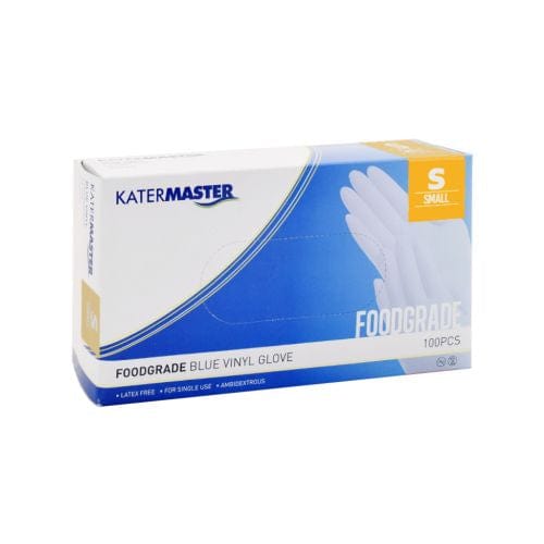 Katermaster Safety & PPE Katermaster Glove Vinyl Powdered Blue