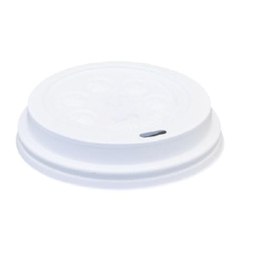 Katermaster Bags & Takeaway Katermaster Lid Hot Cup White 8oz Std