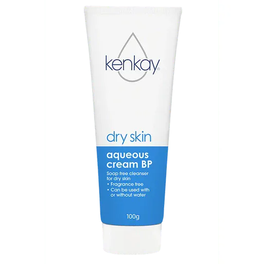 Kenkay Cleansers Kenkay Aqueous Cream BP 100g Tube - Soap-Free Cleanser for Dry Skin
