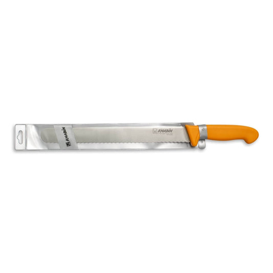 Khabin Kitchen Equipment Khabin Knife Bread or Roast Slice Serrated Orange 12inch