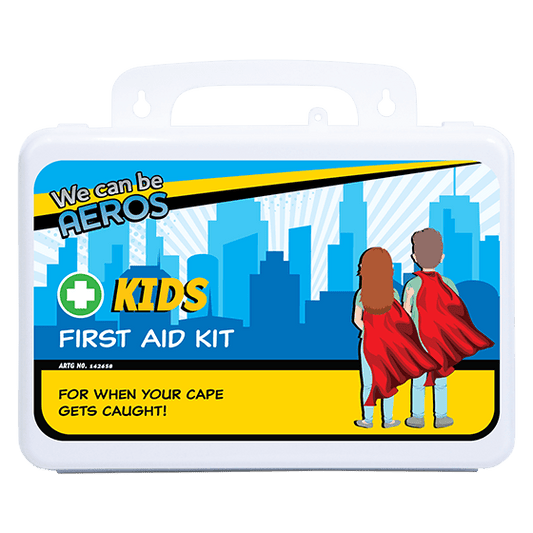 KIDS 2 Series Plastic Waterproof First Aid 21 x 7.5 x 13cm