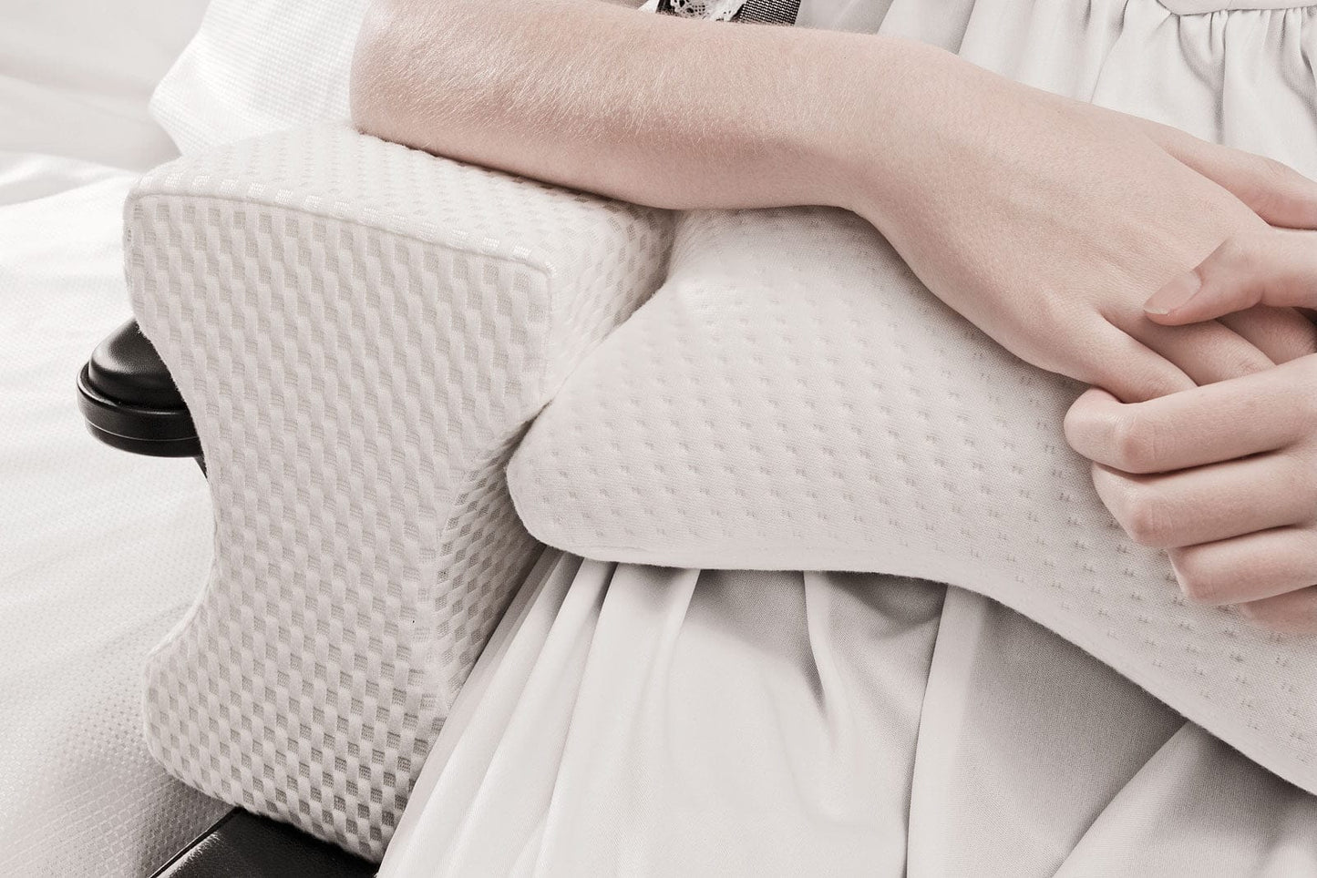 Knee & Leg Memory Foam Pillow – Side Sleeper Support, Pain Relief