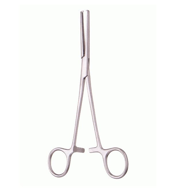 Professional Hospital Furnishings Forceps 14cm / Curved 1x2 Teeth Kocher Delicate Artery Forceps