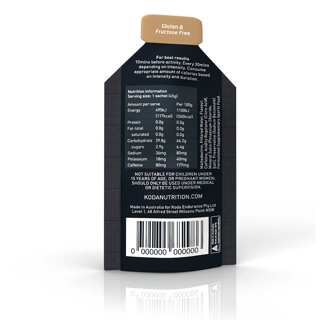 KODA Energy Gel 24-Pack — Fast‑Absorbing Endurance Fuel