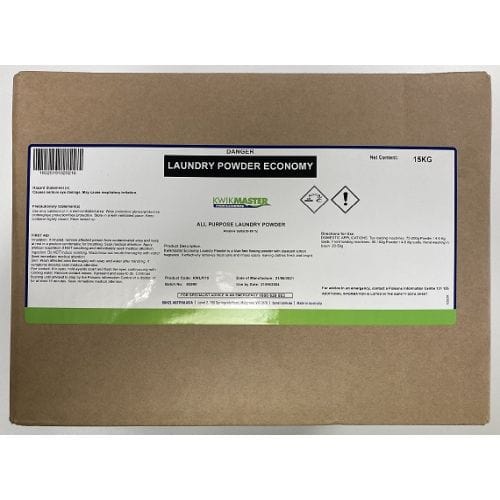 Kwikmaster Professional Cleaning & Washroom Supplies Carton of 1 Kwikmaster Economy Laundry Powder 15kg