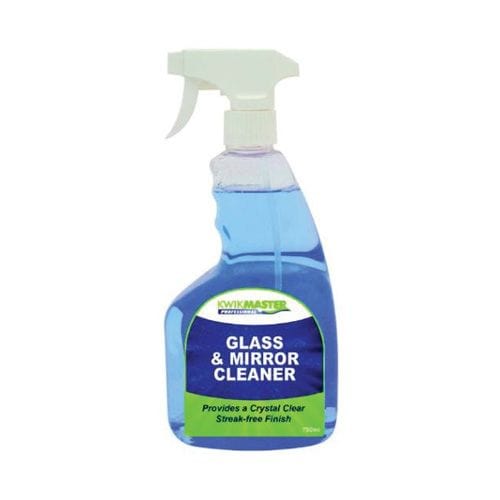 Kwikmaster Professional Cleaning & Washroom Supplies Carton of 12 Kwikmaster Glass & Mirror Cleaner 750ml