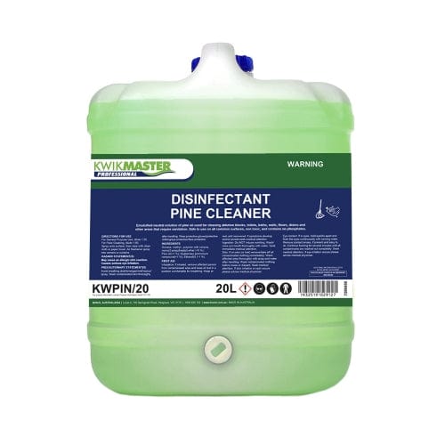 Kwikmaster Professional Drum of 1 Kwikmaster Professional Disinfectant Pine Cleaner 20L