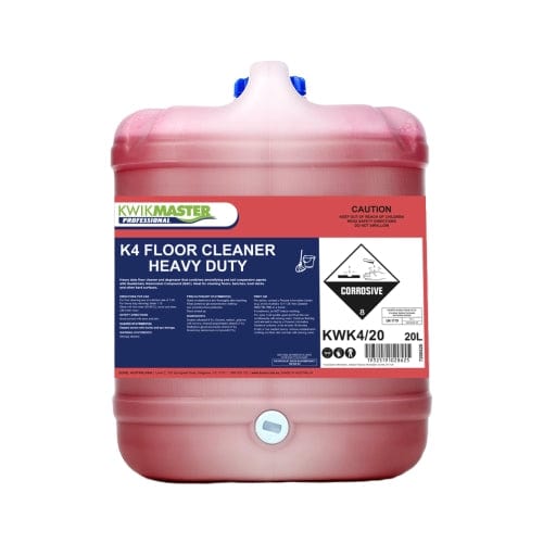 Kwikmaster Professional Cleaning & Washroom Supplies Drum of 1 Kwikmaster Professional Floor Cleaner & Degreaser Heavy Duty 20L