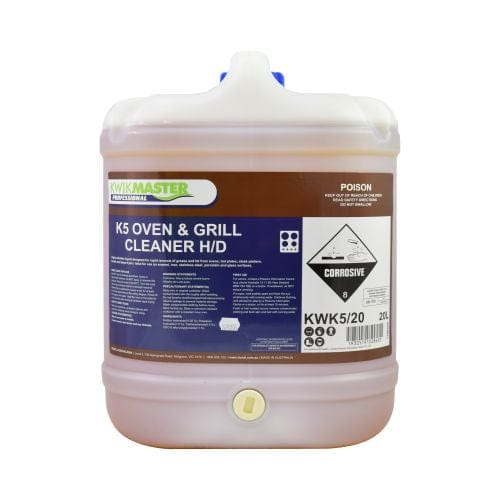 Kwikmaster Professional Cleaning & Washroom Supplies Drum of 1 Kwikmaster Professional Oven & Grill Cleaner 20L