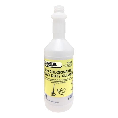 Kwikmaster Cleaning & Washroom Supplies Each Kwikmaster Spray Bottle Empty Chlorinated Heavy Duty Cleaner 750ml