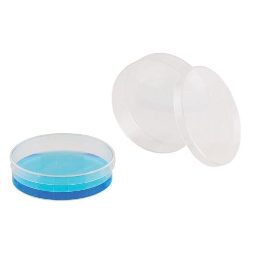 LabServ Dish Petri 90x25mm PS Sterile Vented for Plant Tissue Culture with Stacking Rim
