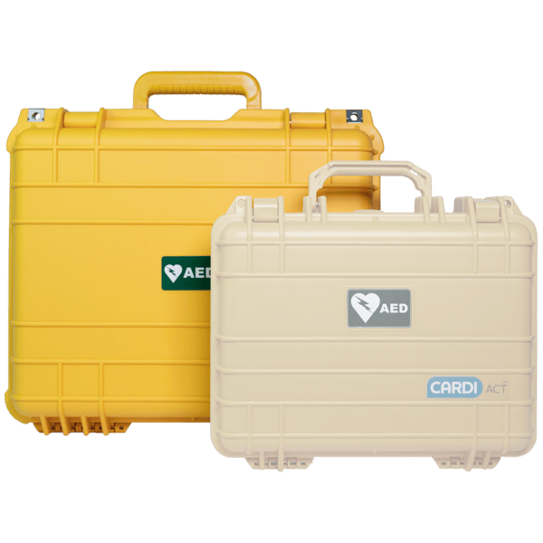 Large Waterproof AED Case – LifePak CR2 Compatible Defibrillator Storage | CardiAct