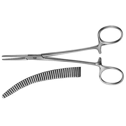 Professional Hospital Furnishings Forceps 15cm / Curved Serrated Jaws Leriche Art Forceps