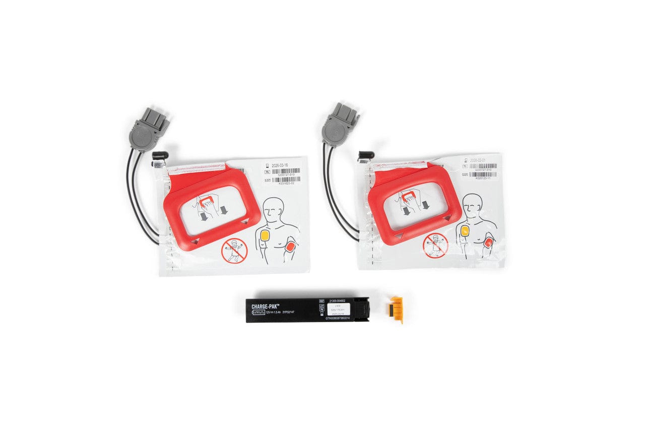 Lifepak CR+ Electrode kit (2 x QUIK-PAK Electrodes & 1 Charge Pk)