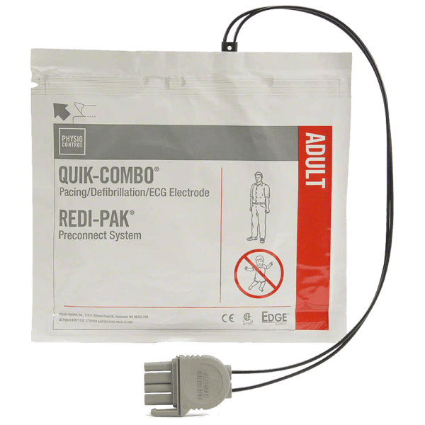LIFEPAK Quik-Combo Adult Electrode Pads for LP1000, LP12, LP15 & LP20E