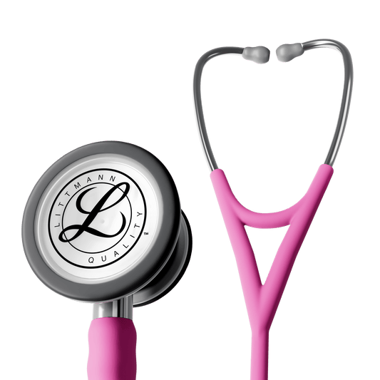 Littmann Cardiology IV Stethoscope Stainless-finish Chestpiece SATIN in Rose Pink 6159C