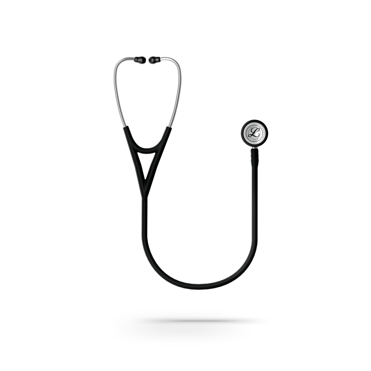 Littmann Cardiology IV Stethoscope Mirror Chestpiece SATIN in Black 6177C