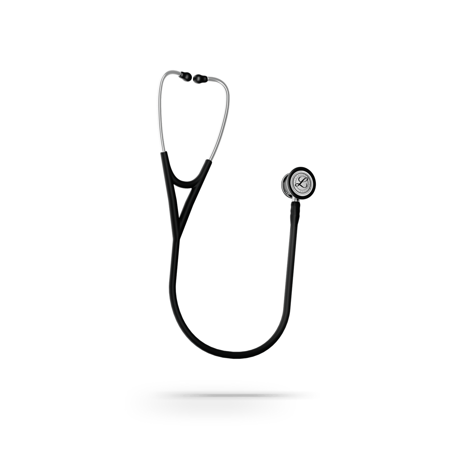 Littmann Cardiology IV Stethoscope Mirror Chestpiece SATIN in Black 6177C