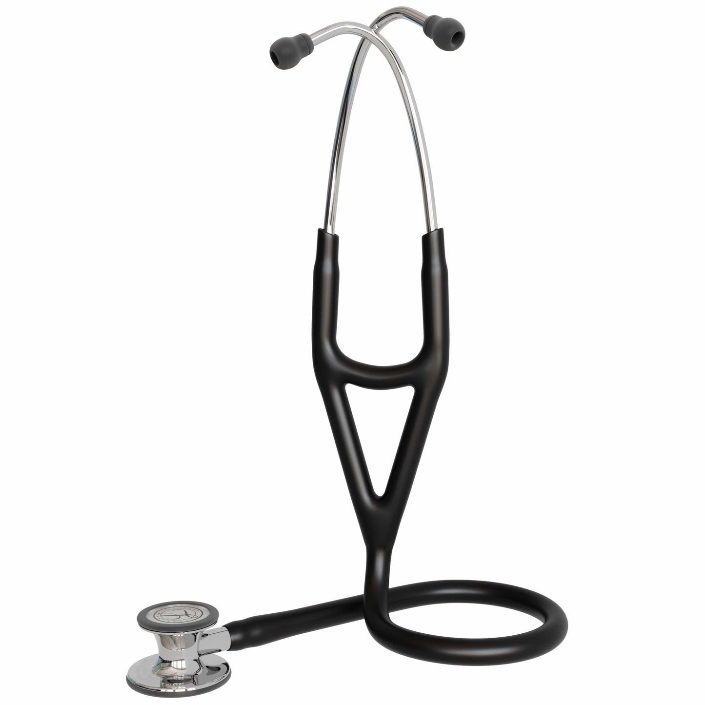 Littmann Cardiology IV Stethoscope Mirror Chestpiece SATIN in Black 6177C