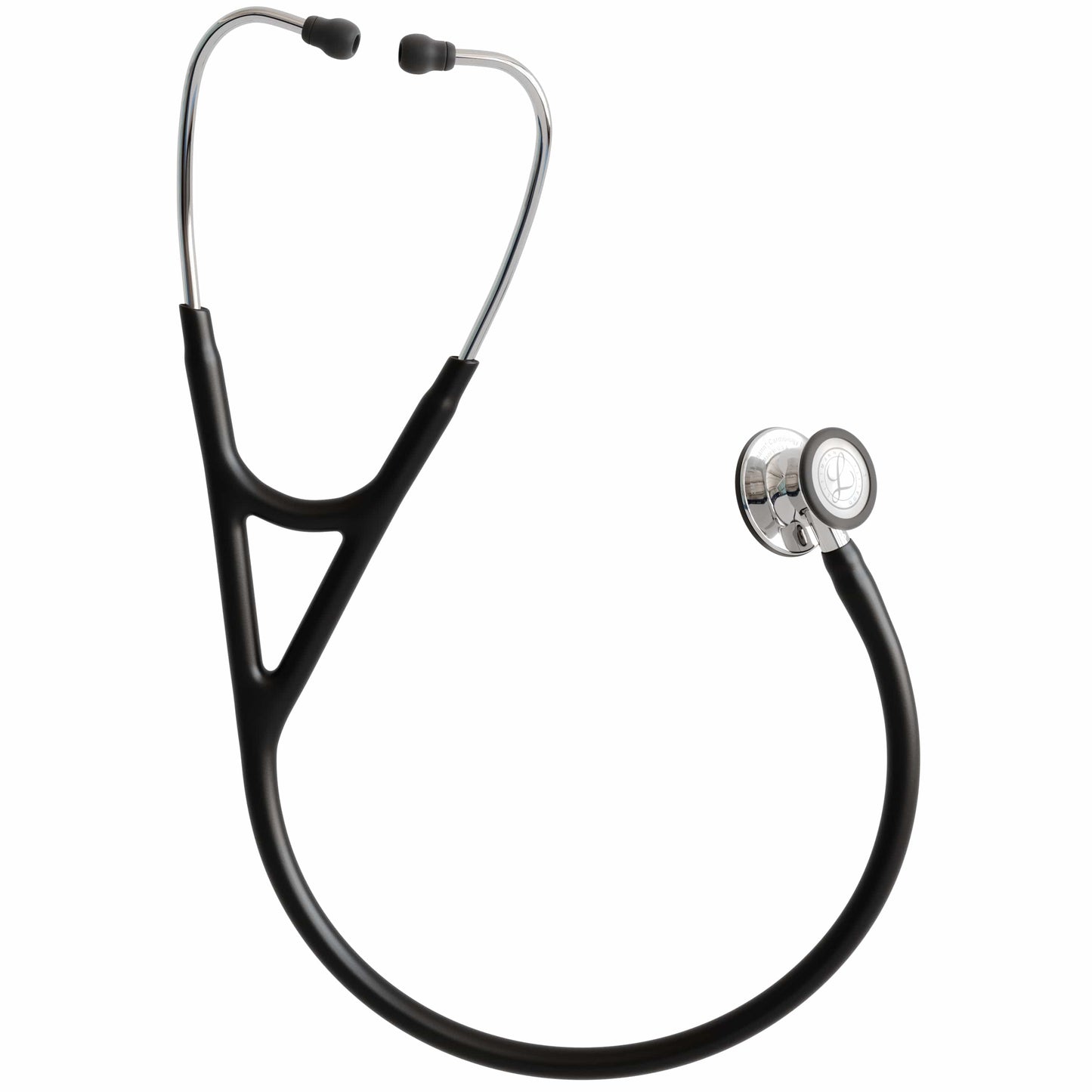 Littmann Cardiology IV Stethoscope Mirror Chestpiece SATIN in Black 6177C