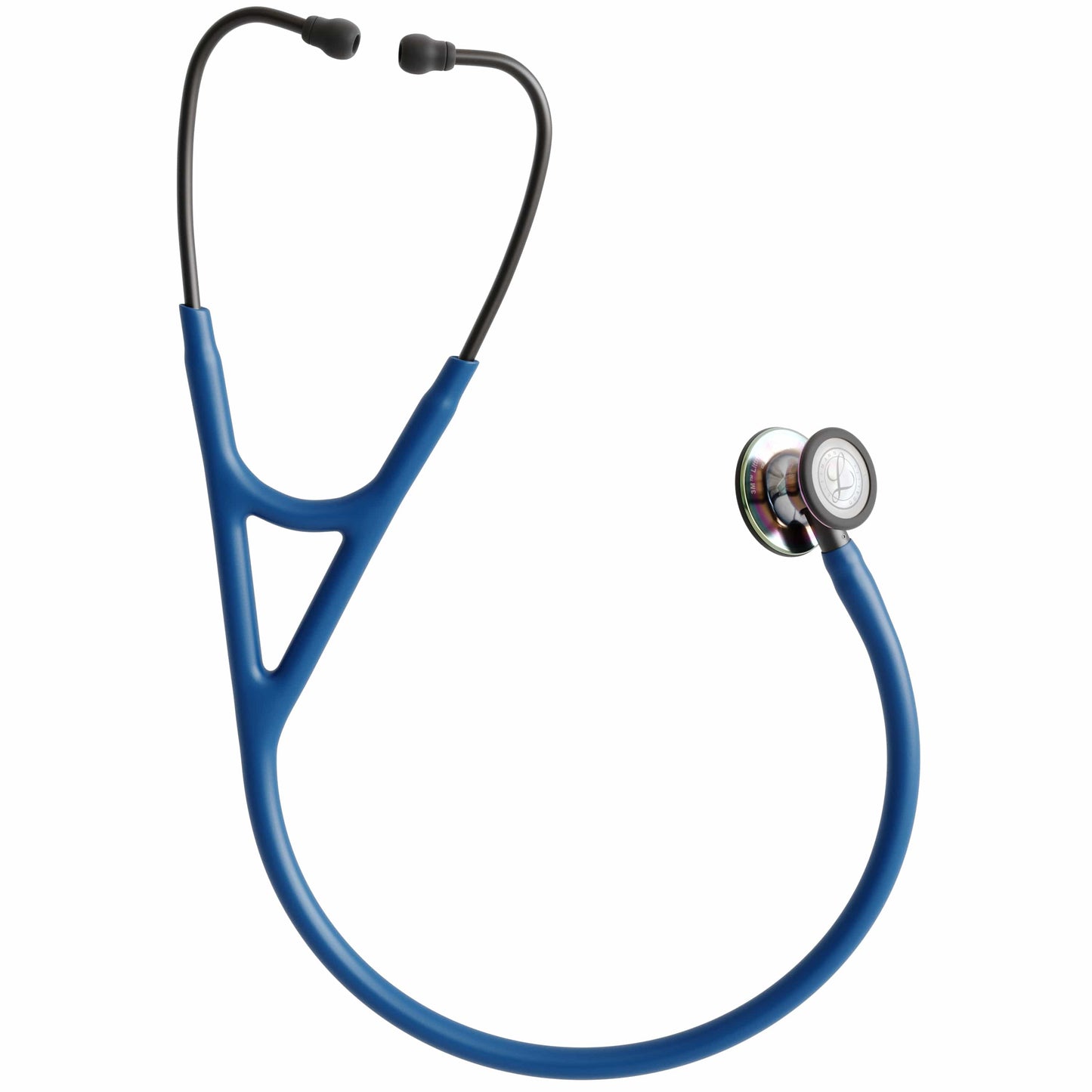Littmann Cardiology IV Stethoscope High Polish Rainbow Chestpiece SATIN in Navy 6242C