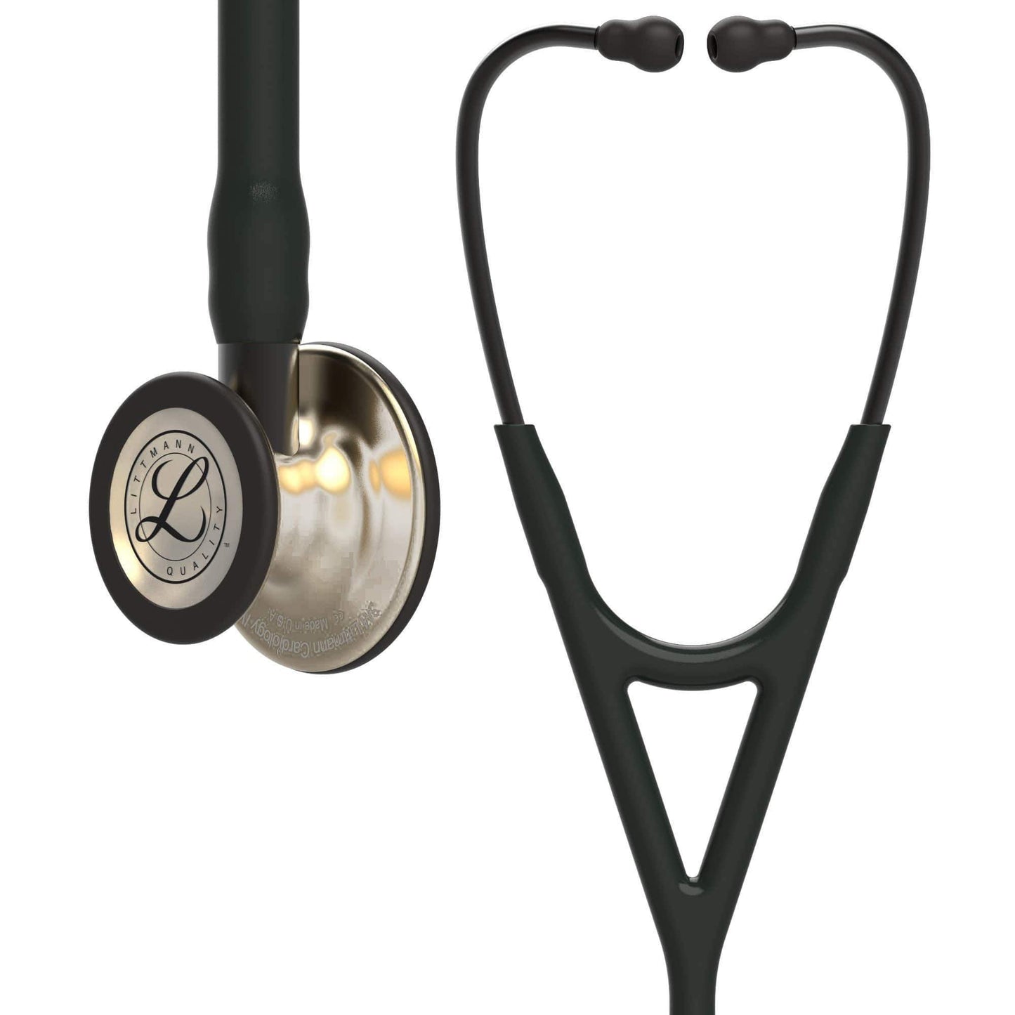 Littmann Cardiology Stethoscopes Littmann Cardiology IV Stethoscope Black / Champagne 6179