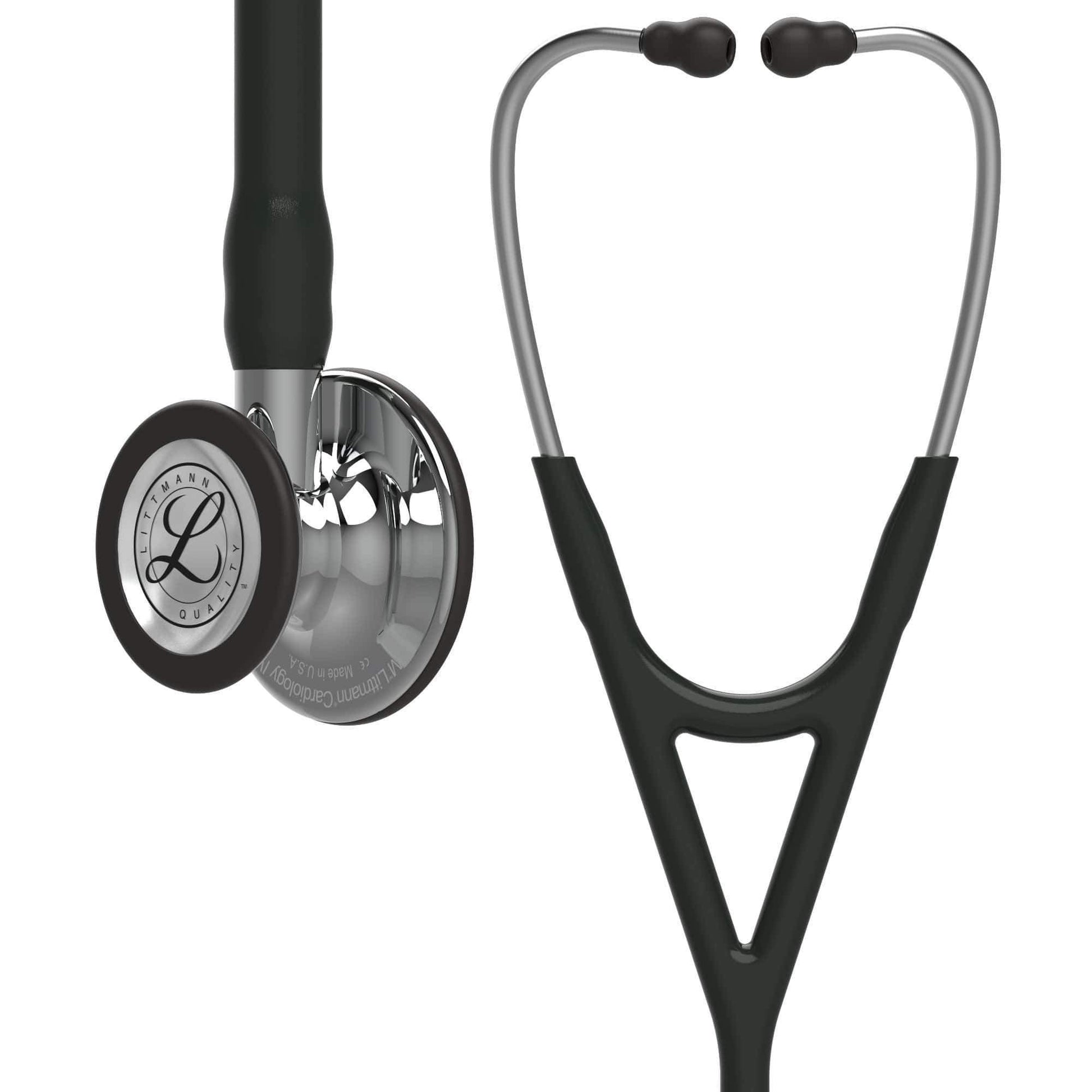 Littmann Cardiology Stethoscopes Littmann Cardiology IV Stethoscope Black / Mirror 6177