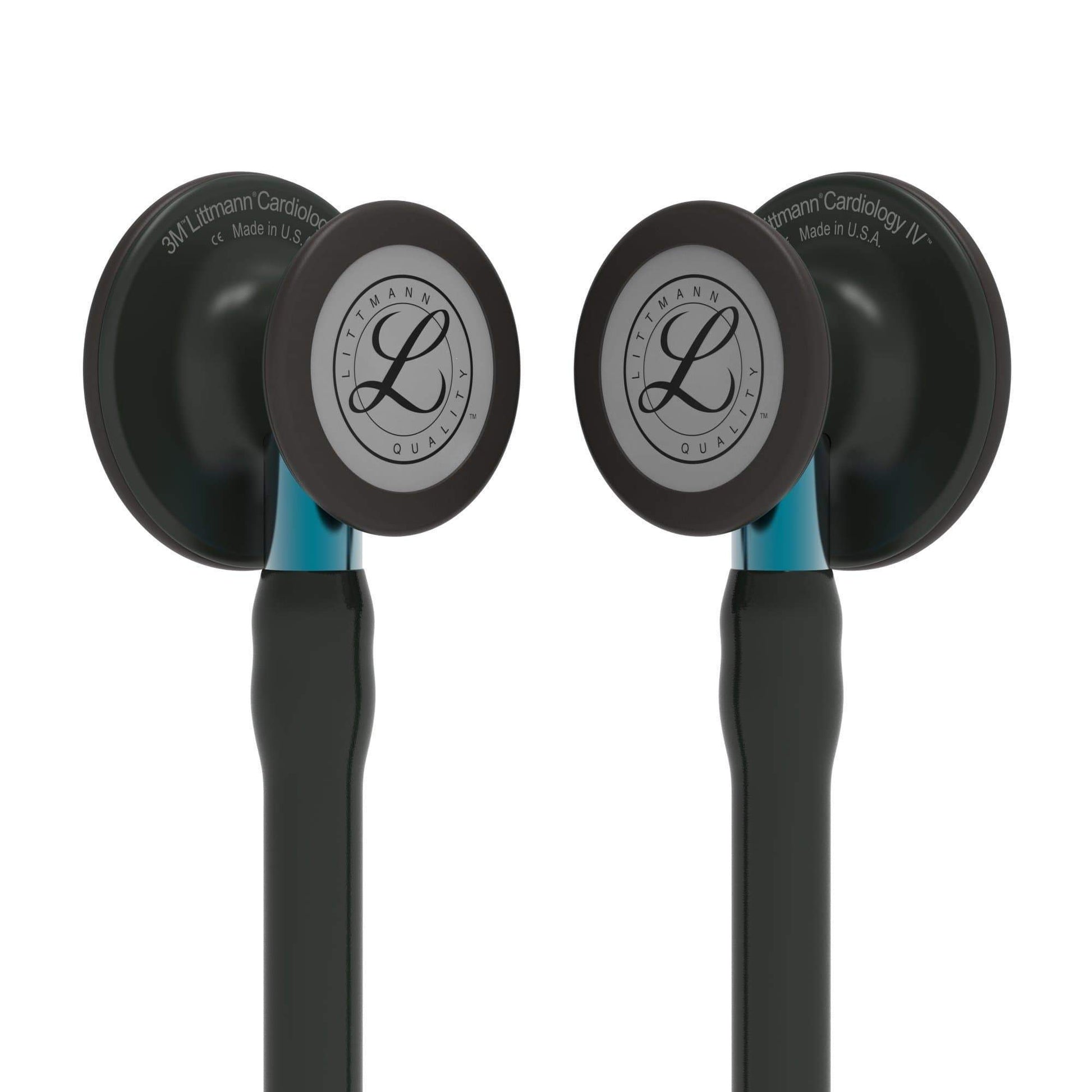 Littmann Cardiology Stethoscopes Littmann Cardiology IV Stethoscope Black with Blue Stem 6201