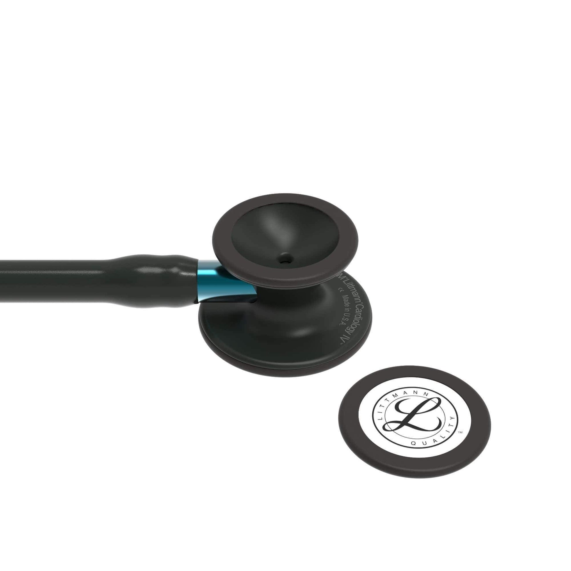 Littmann Cardiology Stethoscopes Littmann Cardiology IV Stethoscope Black with Blue Stem 6201