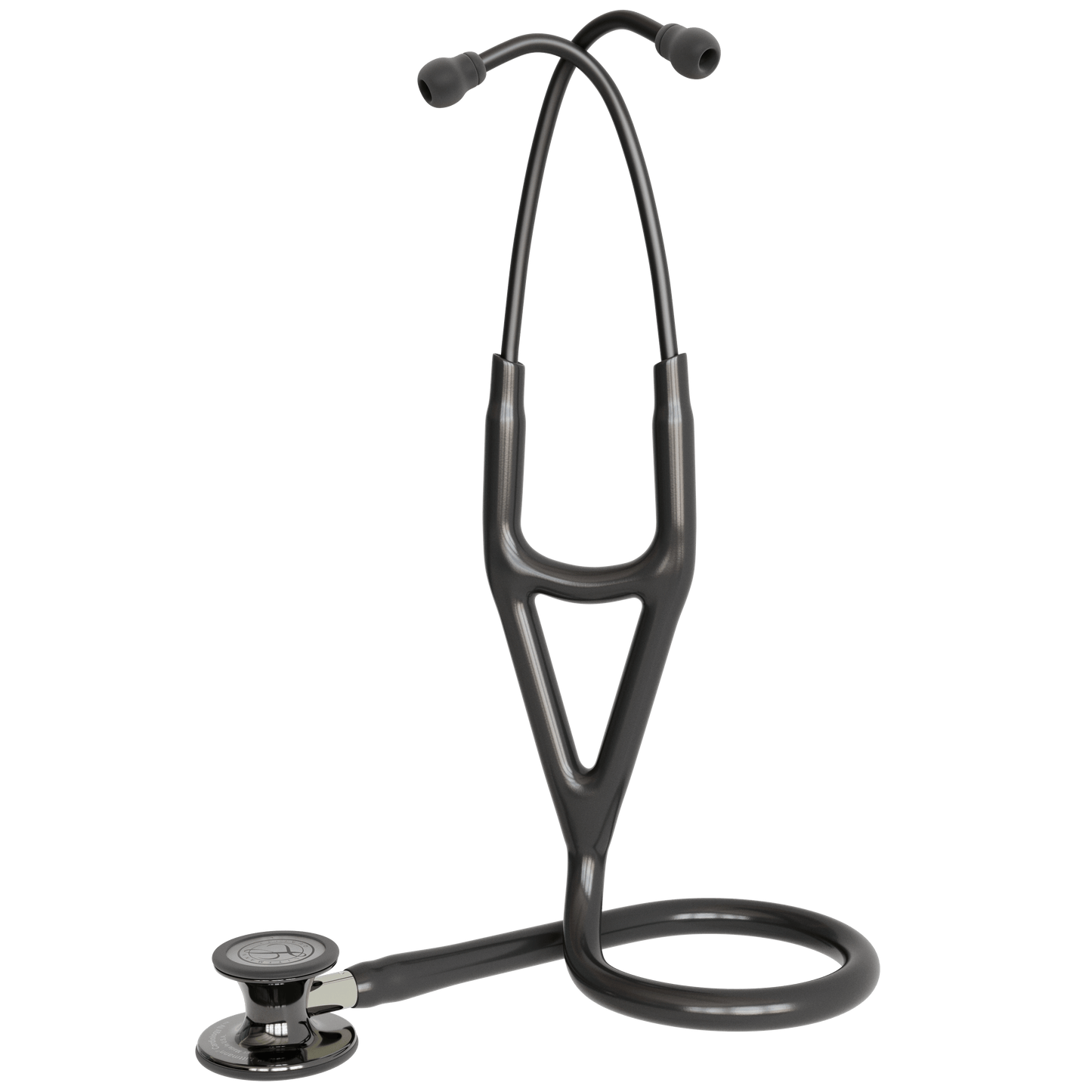 Littmann Cardiology Stethoscopes Littmann Cardiology IV Stethoscope Black with Smoke Chest Champagne Stem