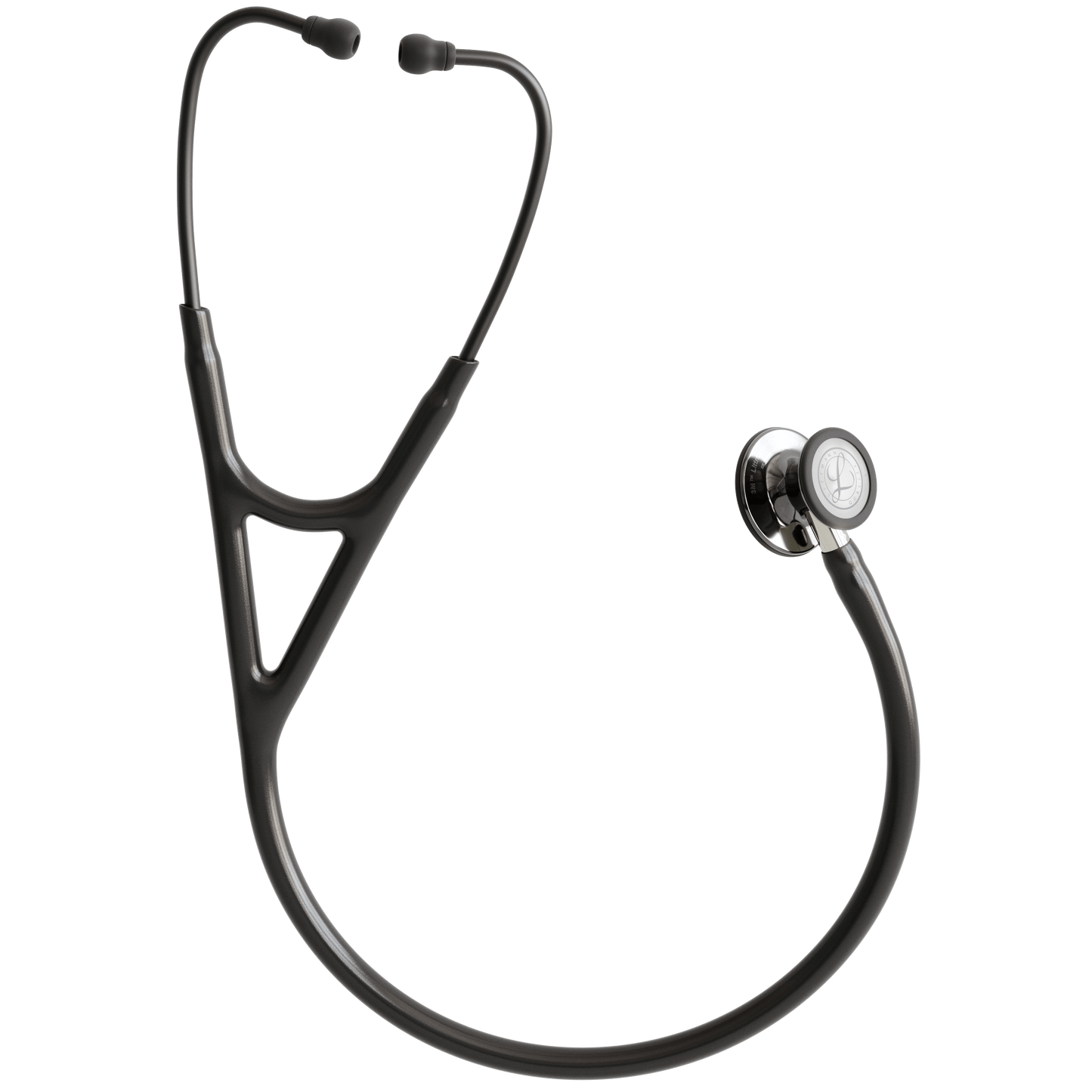 Littmann Cardiology Stethoscopes Littmann Cardiology IV Stethoscope Black with Smoke Chest Champagne Stem