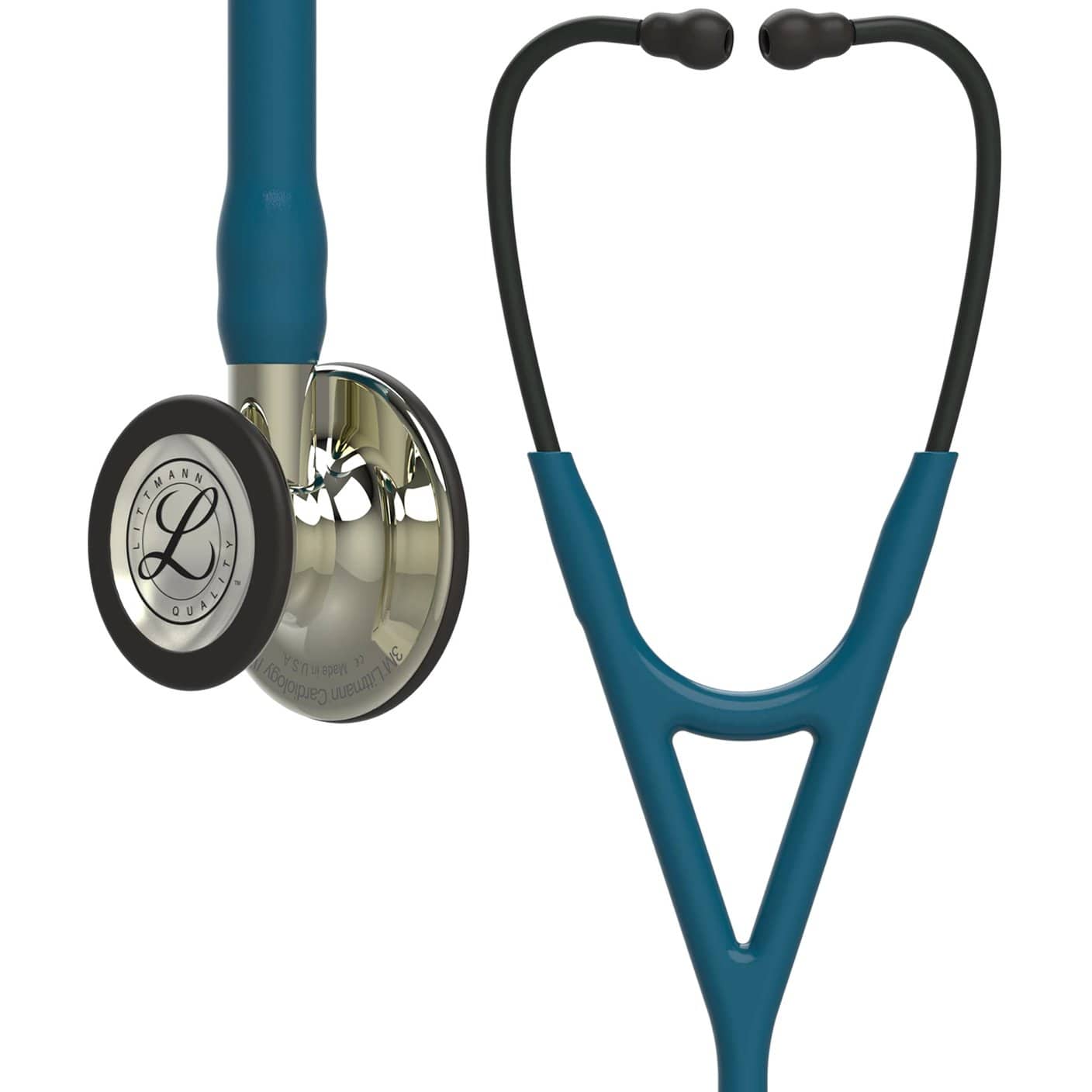 Littmann Cardiology Stethoscopes Littmann Cardiology IV Stethoscope Caribbean / Champagne 6190