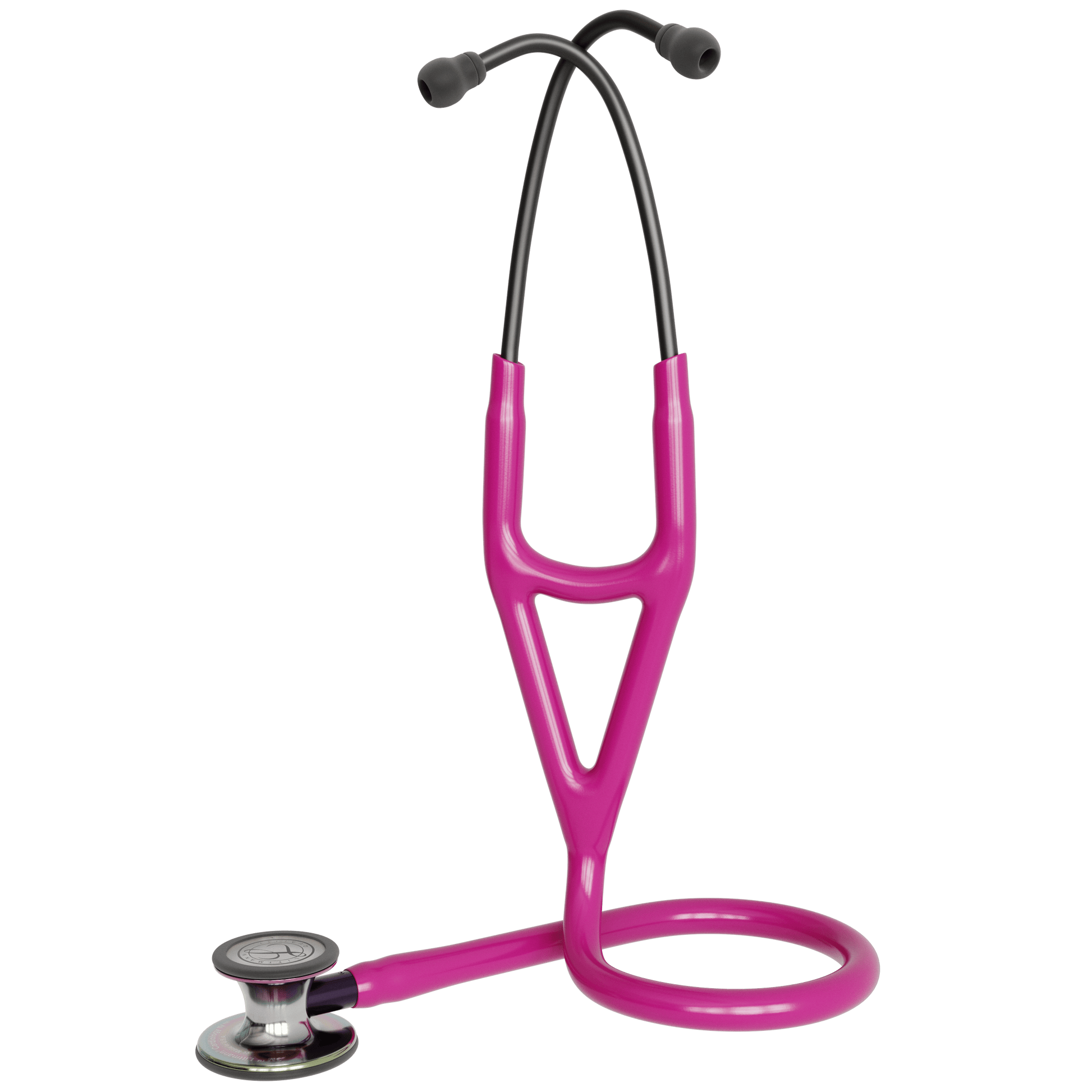 Littmann Cardiology Stethoscopes Littmann Cardiology IV Stethoscope Polished Rainbow Raspberry Stem 6241