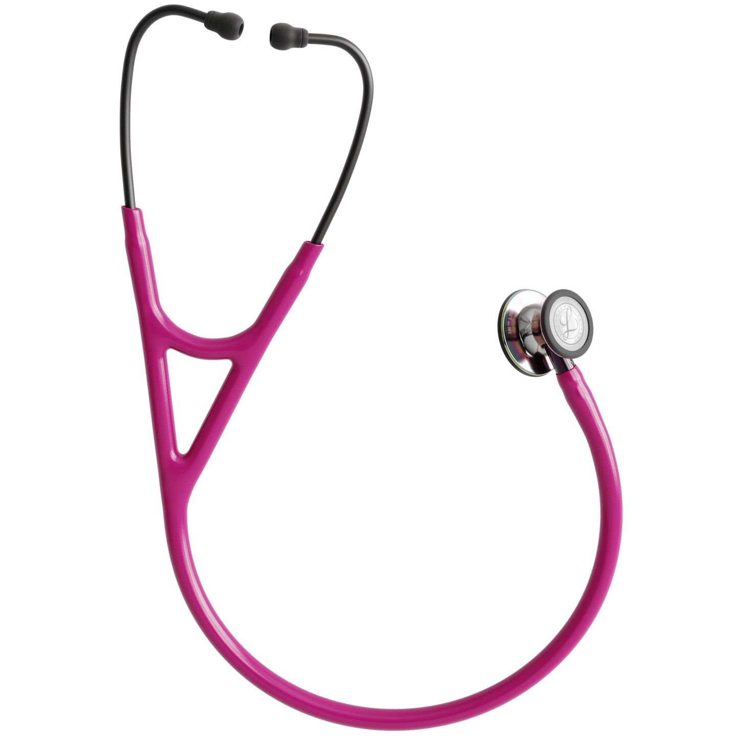 Littmann Cardiology Stethoscopes Littmann Cardiology IV Stethoscope Polished Rainbow Raspberry Stem 6241