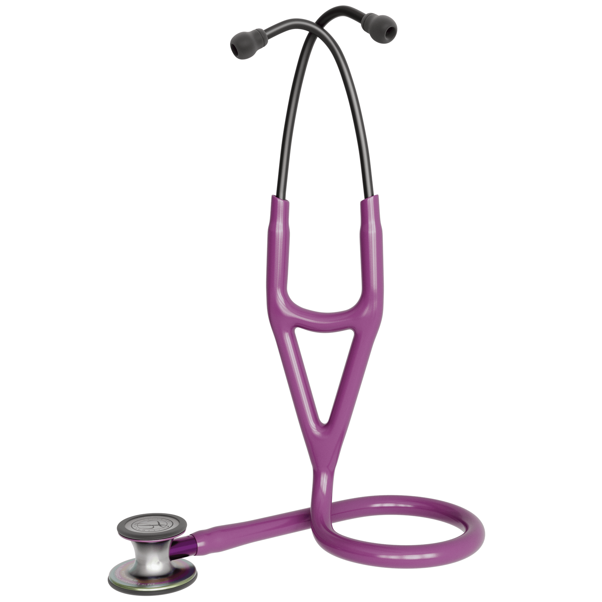 Littmann Cardiology Stethoscopes Littmann Cardiology IV Stethoscope Rainbow Chestpiece Plum with Purple Stem 6205