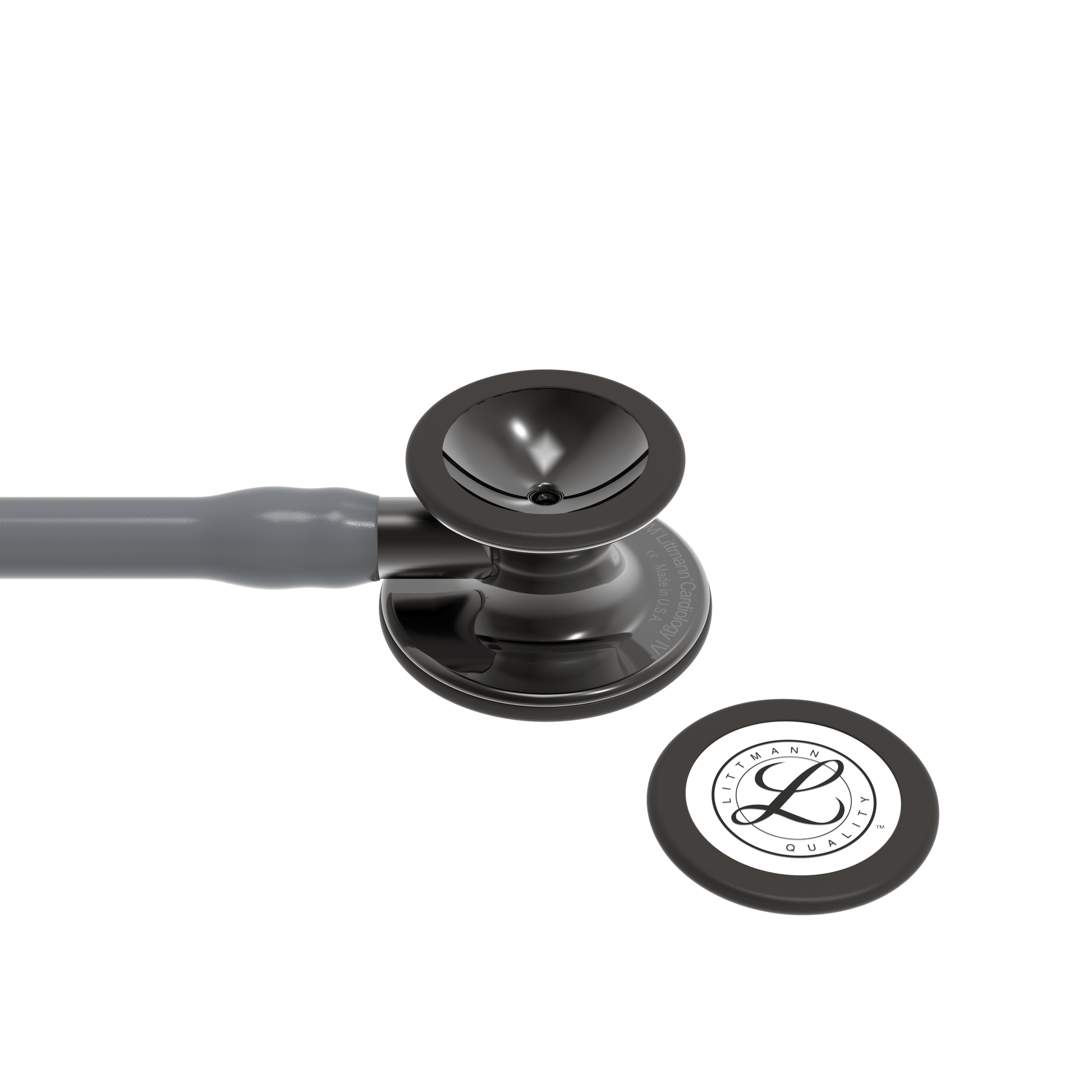 Littmann Cardiology Stethoscopes Littmann Cardiology IV Stethoscope Smoke Gray / Smoke Stem 6238