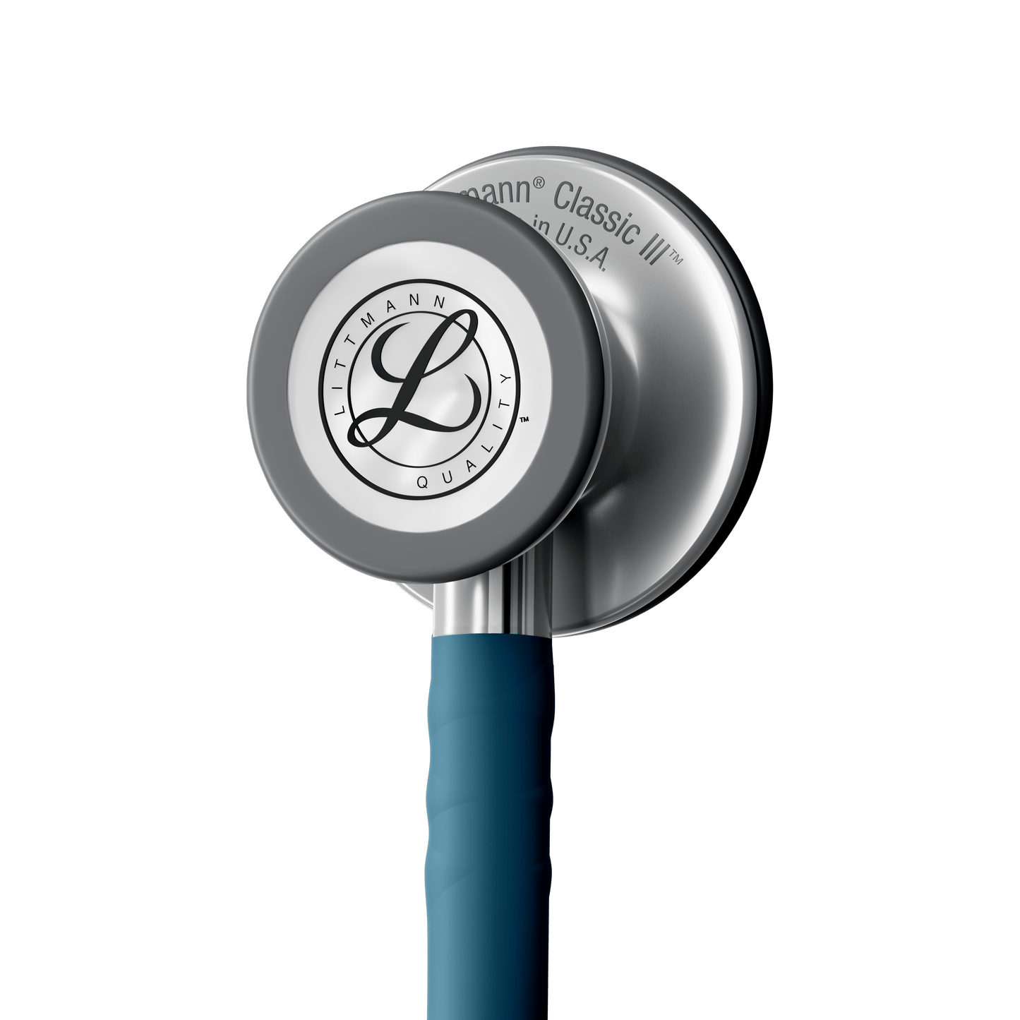 Littmann Classic III Stethoscope Stainless-finish Chestpiece SATIN in Caribbean Blue 5623C