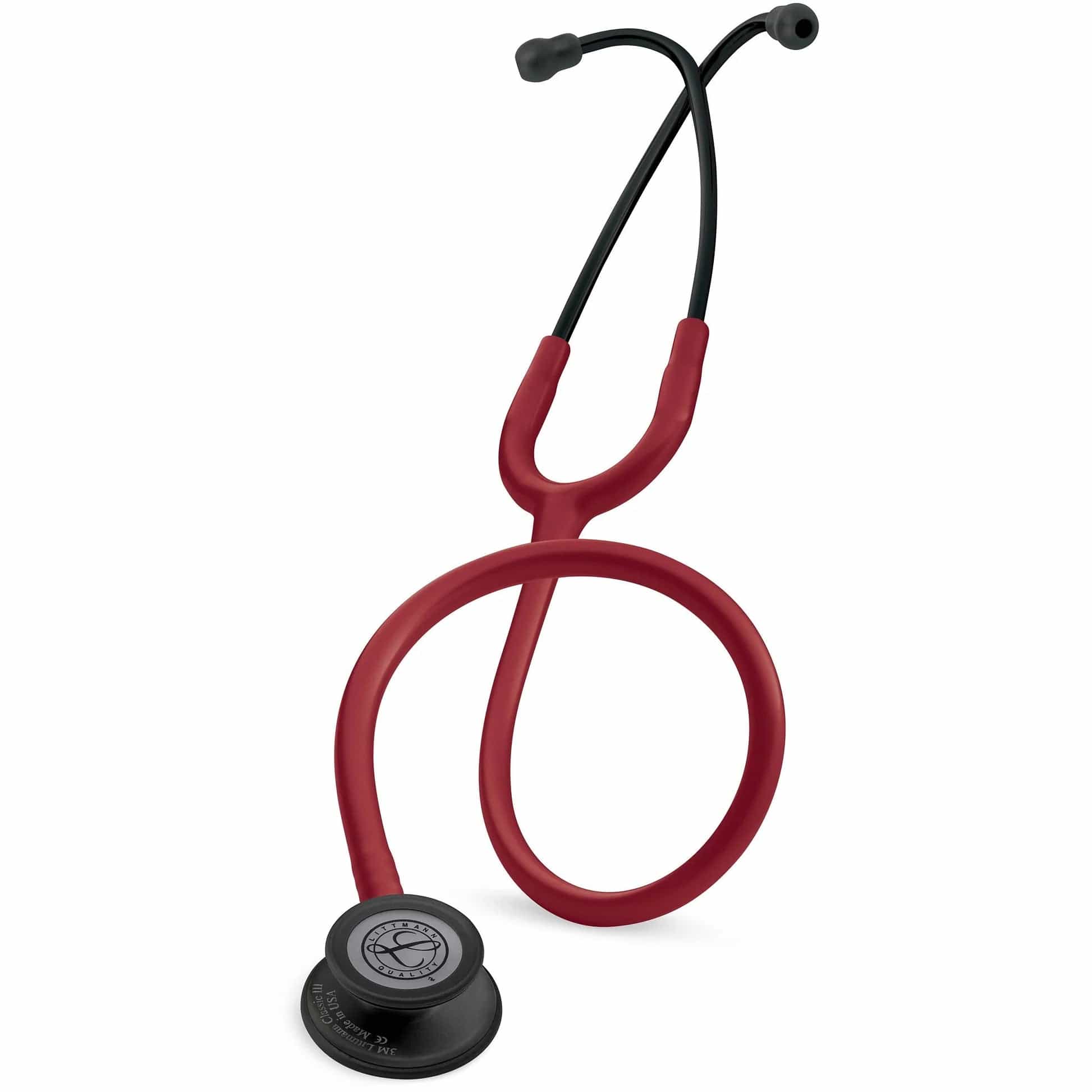 Littmann Classic Stethoscopes Littmann Classic III Stethoscope Burgundy/Black 5868