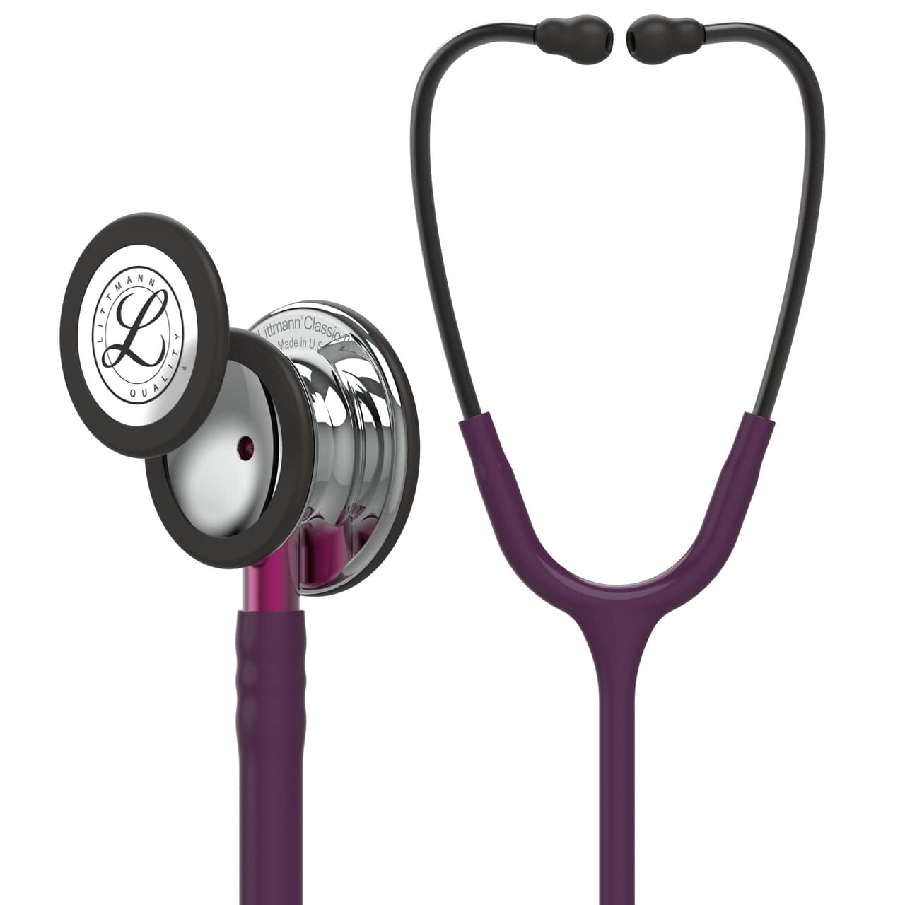 Littmann Classic Stethoscopes Littmann Classic III Stethoscope Mirror Plum Pink Stem 5960