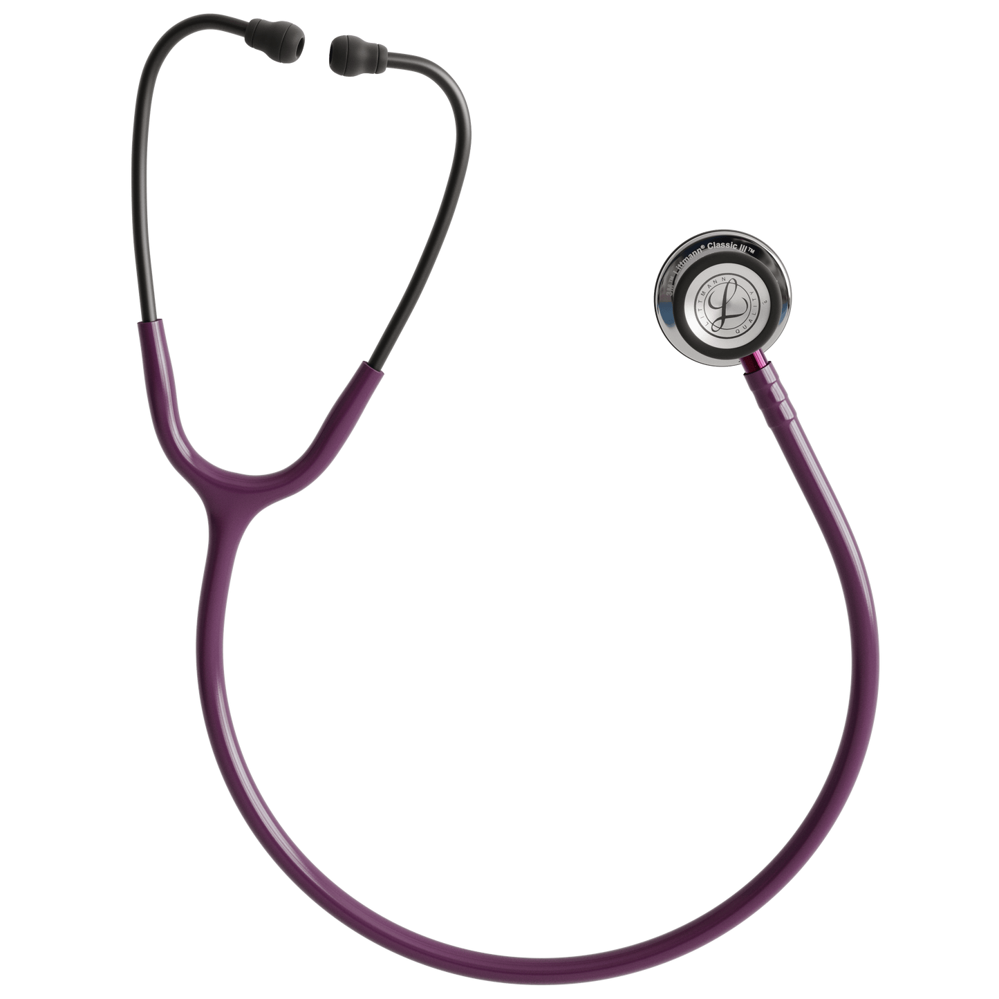 Littmann Classic Stethoscopes Littmann Classic III Stethoscope Mirror Plum Pink Stem 5960