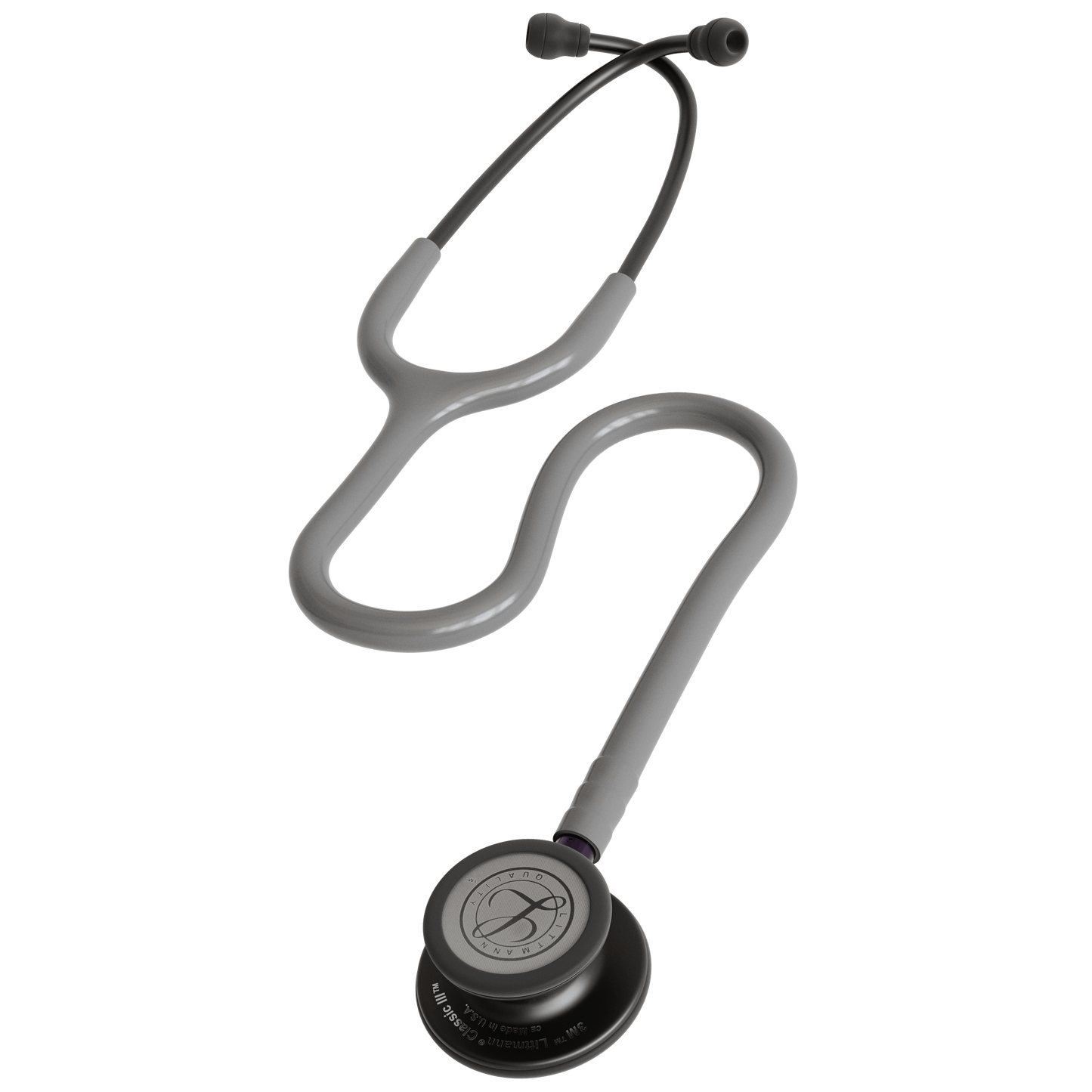 Littmann Classic Stethoscopes Littmann Classic III Stethoscope Smoke Grey with Violet Grey Stem 5873