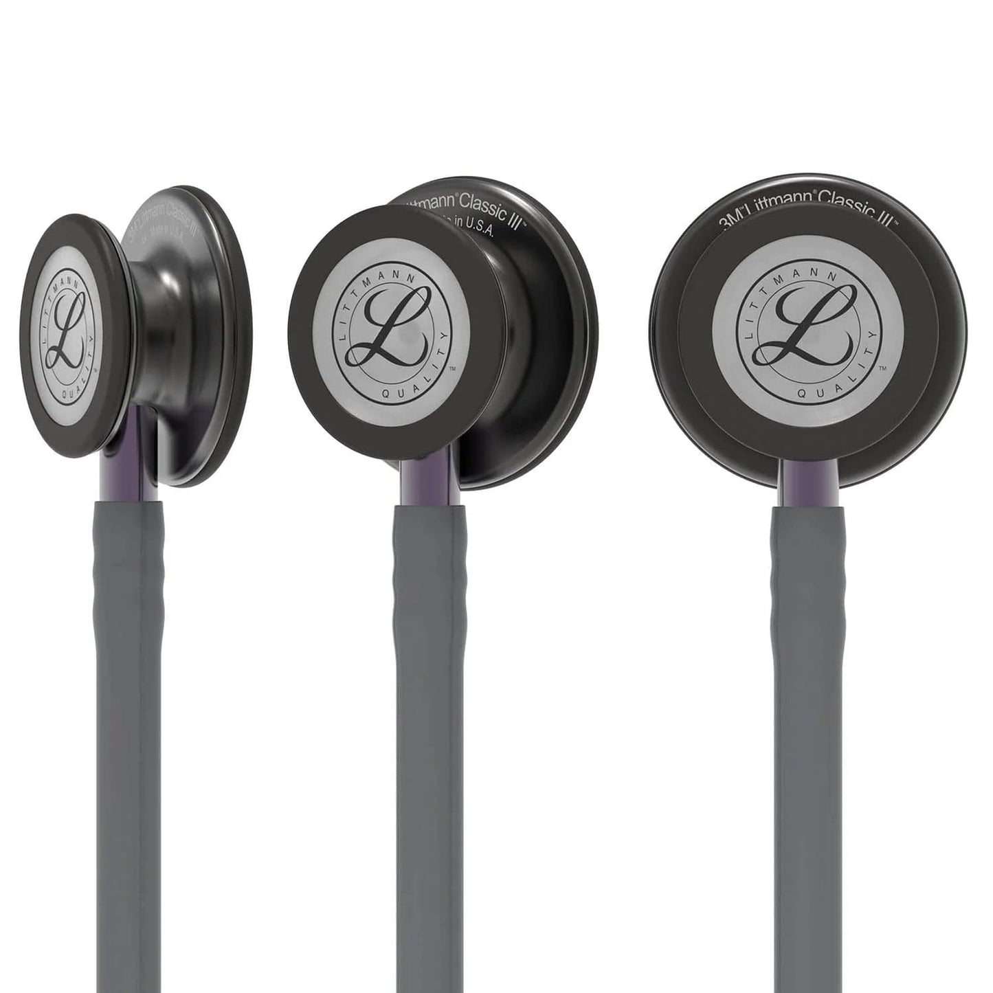 Littmann Classic Stethoscopes Littmann Classic III Stethoscope Smoke Grey with Violet Grey Stem 5873
