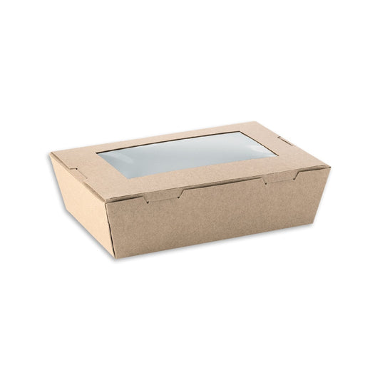 Detpak Bags & Takeaway Lunch Box Window Medium Brown