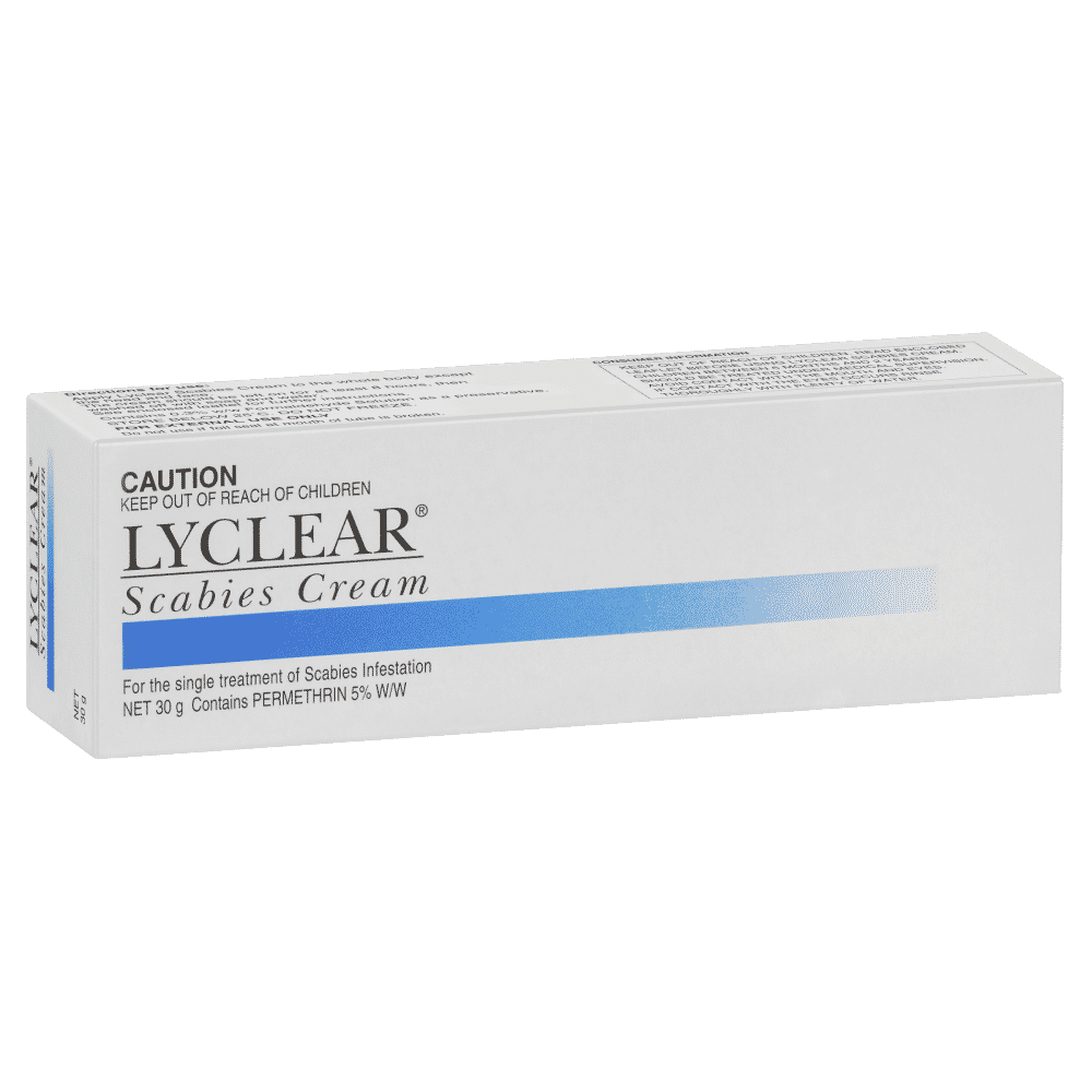 Omega Pharma Limited Insecticides Lyclear Scabies Cream 30g - Permethrin 5%