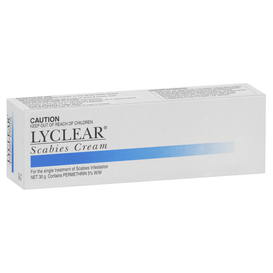 Omega Pharma Limited Insecticides Lyclear Scabies Cream 30g - Permethrin 5%