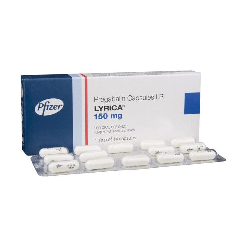 Pfizer Anticonvulsants Lyrica 150mg Capsules - Pregabalin